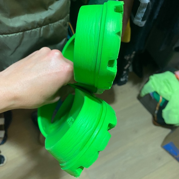 Prada Rubber Logo Slide Sandals (Women) - Picture 2 of 9